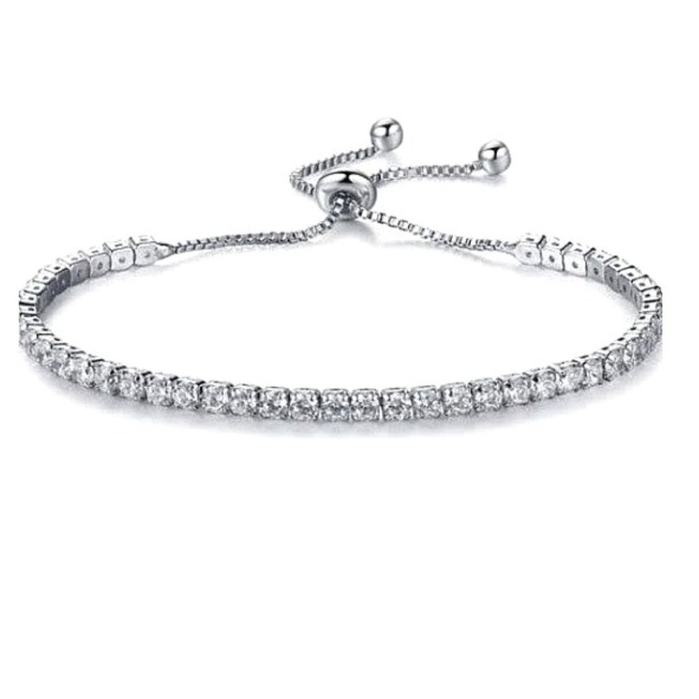 Ladies Tennis Bracelet with Swarovski Elements